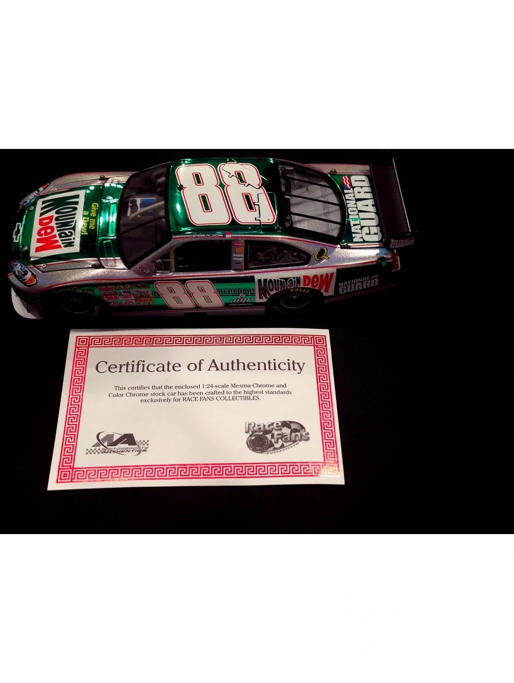 Dale Earnhardt Jr. #88 Mountain Dew Retro 2008 Impala SS 1:24 Scale Diecast Car